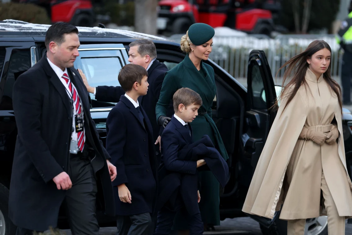 Ivanka Trump și fiica ei Arabella la Învestire 