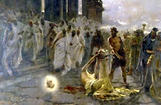 Sfinții Apostoli Petru și Pavel, uciși la Roma, din porunca împăratului Nero jpeg