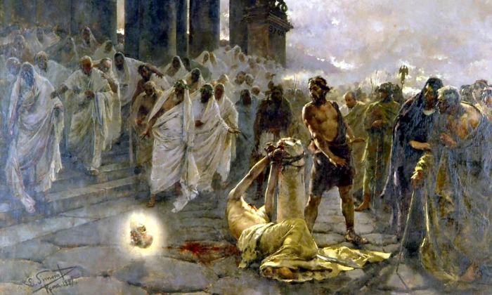 Sfinții Apostoli Petru și Pavel, uciși la Roma, din porunca împăratului Nero  jpeg
