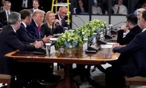Trump, întâlnire cu liderii europeni FOTO Profimedia 
