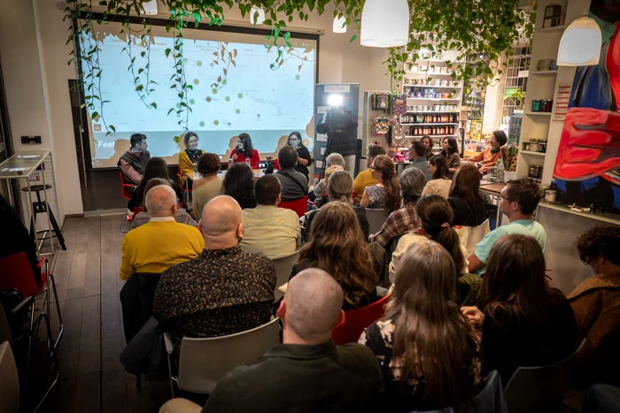 Imagine de la lansarea Hărții Literare, în toamna anului trecut. FOTO: Harta Literară