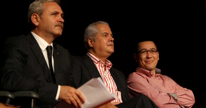 Dragnea, Năstase şi Ponta, trei dintre protagoniştii scandalului ISC FOTO: MARIAN ILIESCU