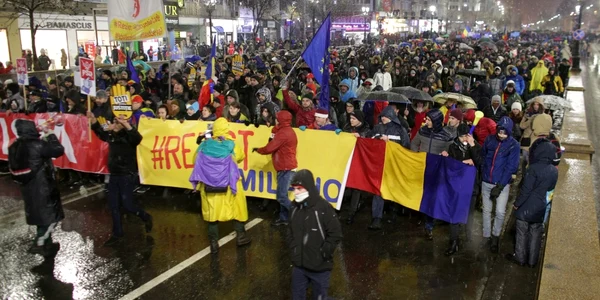 Protest in Bucureşti privind modivicările legilor justiţiei. FOTO Inquam Photos/Octav Ganea