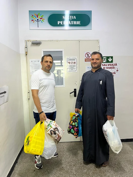 Unde este nevoie de ajutor, preotul Gici Stănculeț spune „Prezent” FOTO: arhiva personală