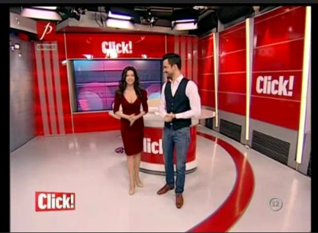 Diana Bart şi Alex Constantin în cadrul emisiunii Click! de la Prima Tv