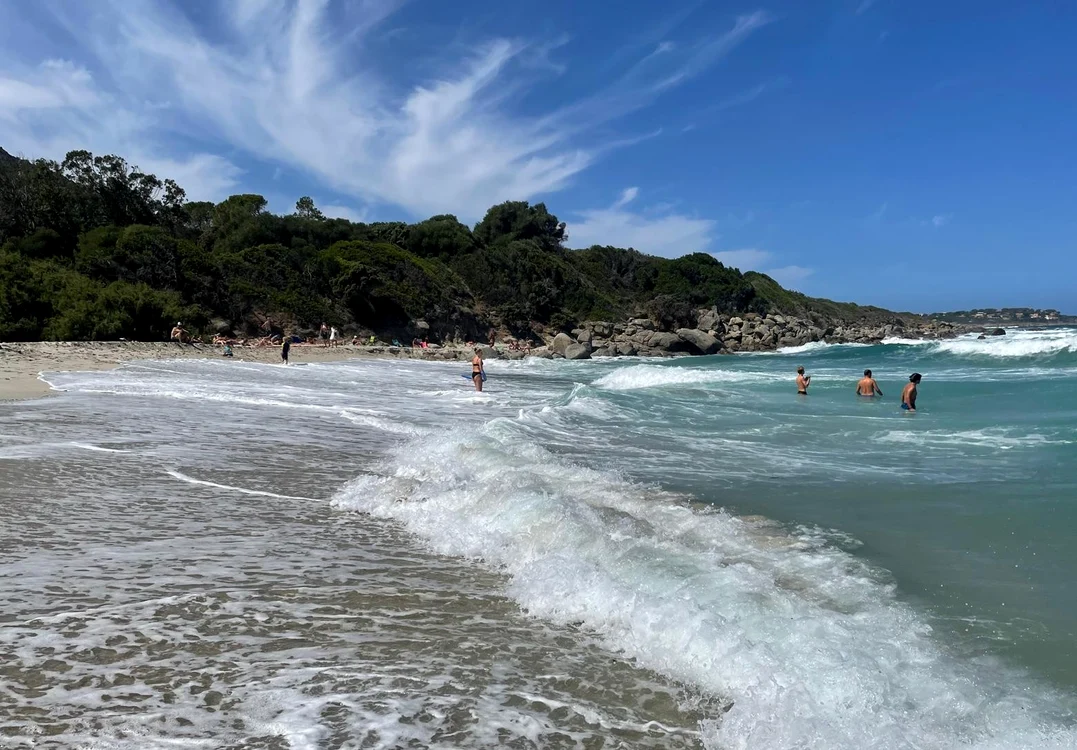 Plaja Bodri, în apropiere de Île-Rousse