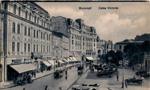 București. Calea Victoriei – Piața Teatrului, în anul 1929 (© iMAGO Romaniae)