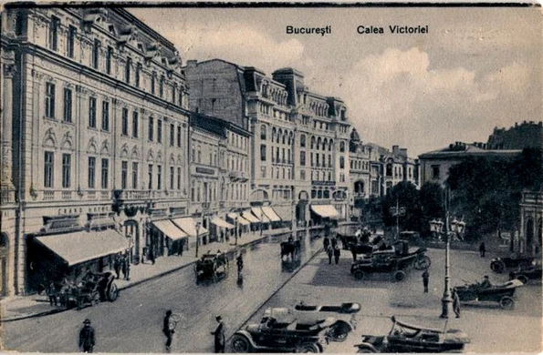 București. Calea Victoriei – Piața Teatrului, în anul 1929 (© iMAGO Romaniae)