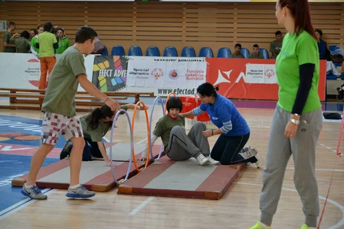 Special Olympics la Sala Sporturilor din Braşov. FOTOAndrei Paul
