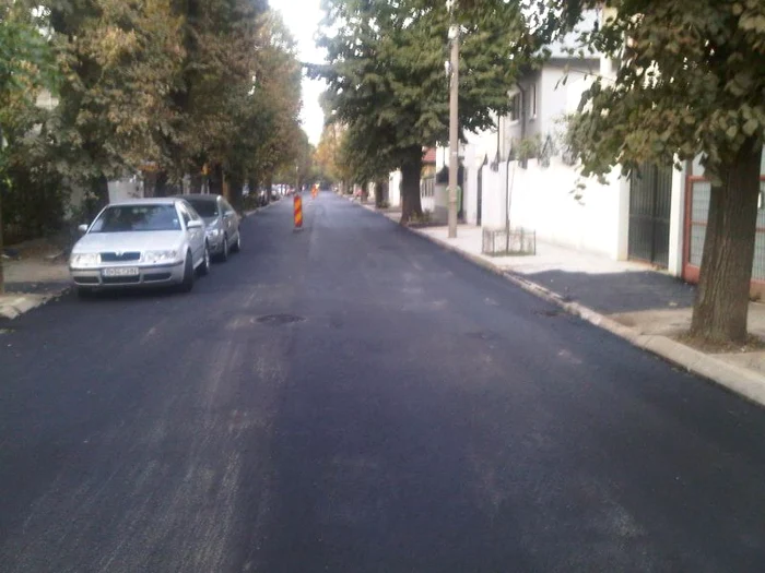 Strada pe care locuieşte Andreea Raicu FOTO Facebook