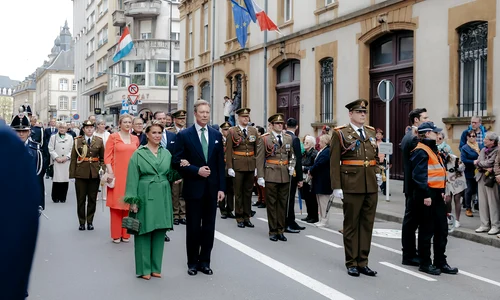 Marele Duce Henri, Marea Ducesa Maria Teresa, Marele Duce Guillaume, Marea Ducesa Stephanie, Printul Charles    FOTO Kary Barthelmey, Maison du Grand Duc (11) jpg