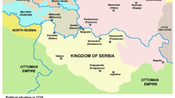 21 iulie: A fost încheiat Tratatul de la Passarowitz, prin care Banatul şi Oltenia treceau în stăpânirea Imperiului Habsburgic png