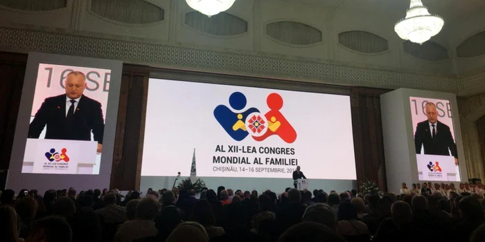 Congresul Mondial al Familiei a avut loc la Chişinău în septembrie Foto: Twitter