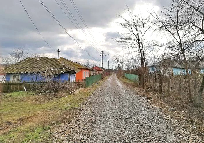 Drum din comuna Truşeşti