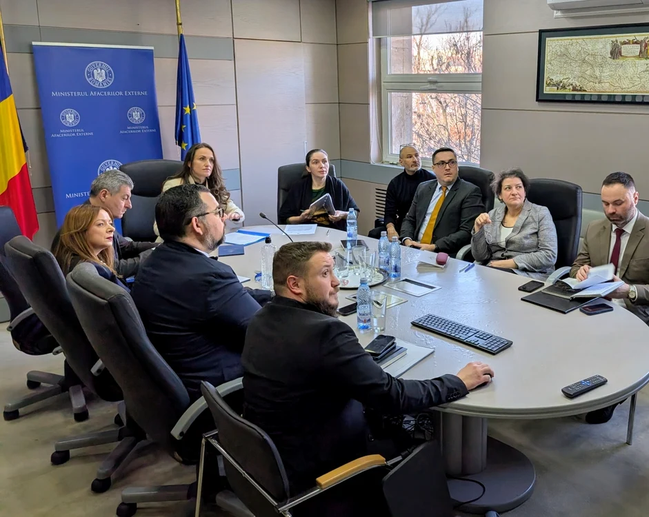 Oana Țoiu a convocat o ședinţă online cu șefii misiunilor diplomatice. FOTO: FB/Oana Ţoiu