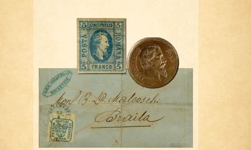Exponatul lunii ianuarie 2020 la MNIR: „Mici însemne ale unor mari năzuințe  Simboluri ale Unirii Principatelor în filatelie și numismatică” jpeg