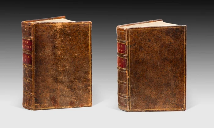 Două volume din „Don Quijote de la Mancha”, vândute cu 504.000 euro (foto: Sotheby's)