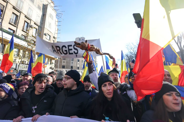 Oameni din toată țara au venit la protest FOTO Inquam Photos/George Călin