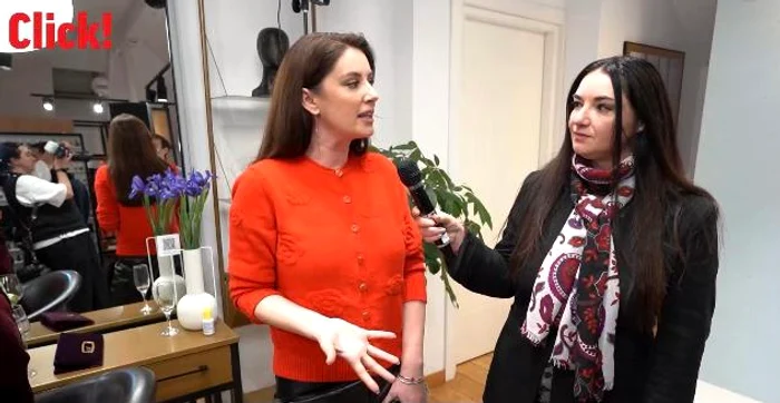 Daiana Anghel, confesiuni la Click! TV foto: Click!