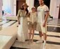 Actorul Florian Munteanu s-a întâlnit cu Gică Hagi și fiica lui, Kira, la hotelul acestora din stațiunea Mamaia. 