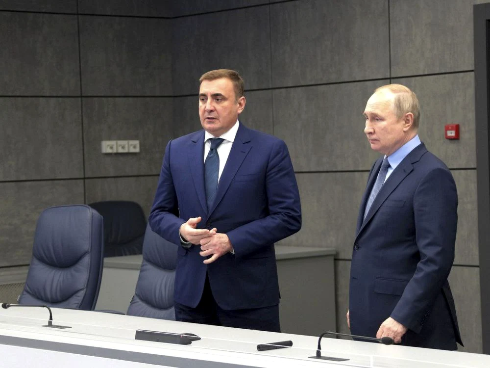 Aleksei Dumin și Vladimir Putin/ FOTO:X