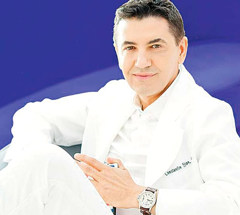 Constantin Stan este medic  estetician şi are clinici în  Bucureşti şi în Bacău