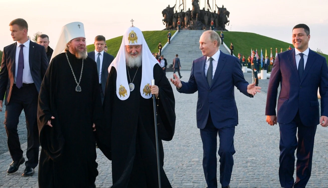 Patriarhul Kirill şi Vladimir Putin