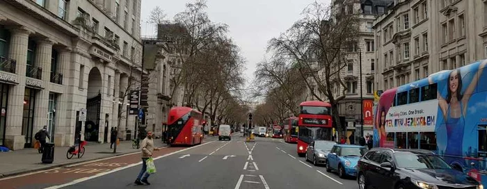 Londra în timpul pandemiei de coronavirus înainte de impunerea restricţiilor de deplasare Foto Tavi Herţa