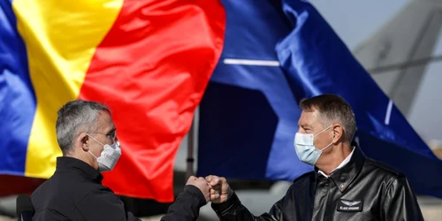 Iohannis Geoana Stoltenberg baza Mihail Kogalniceanu militari americani 11 februarie 2022 FOTO Inquam Photos / Octav Ganea