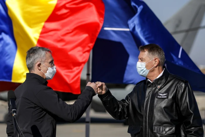 Iohannis, Stoltenberg la baza Mihail Kogalniceanu 2022 FOTO Inquam Photos / Octav Ganea / Arhivă