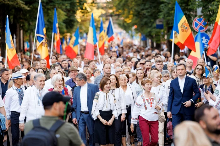 La 35 de ani de la proclamarea suveranității, Chișinăul a marcat momentul printr-un marș