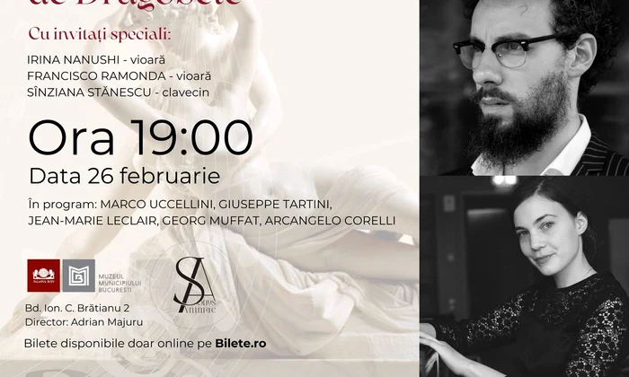 Recital ABARIS de Dragobete, la Palatul Suțu