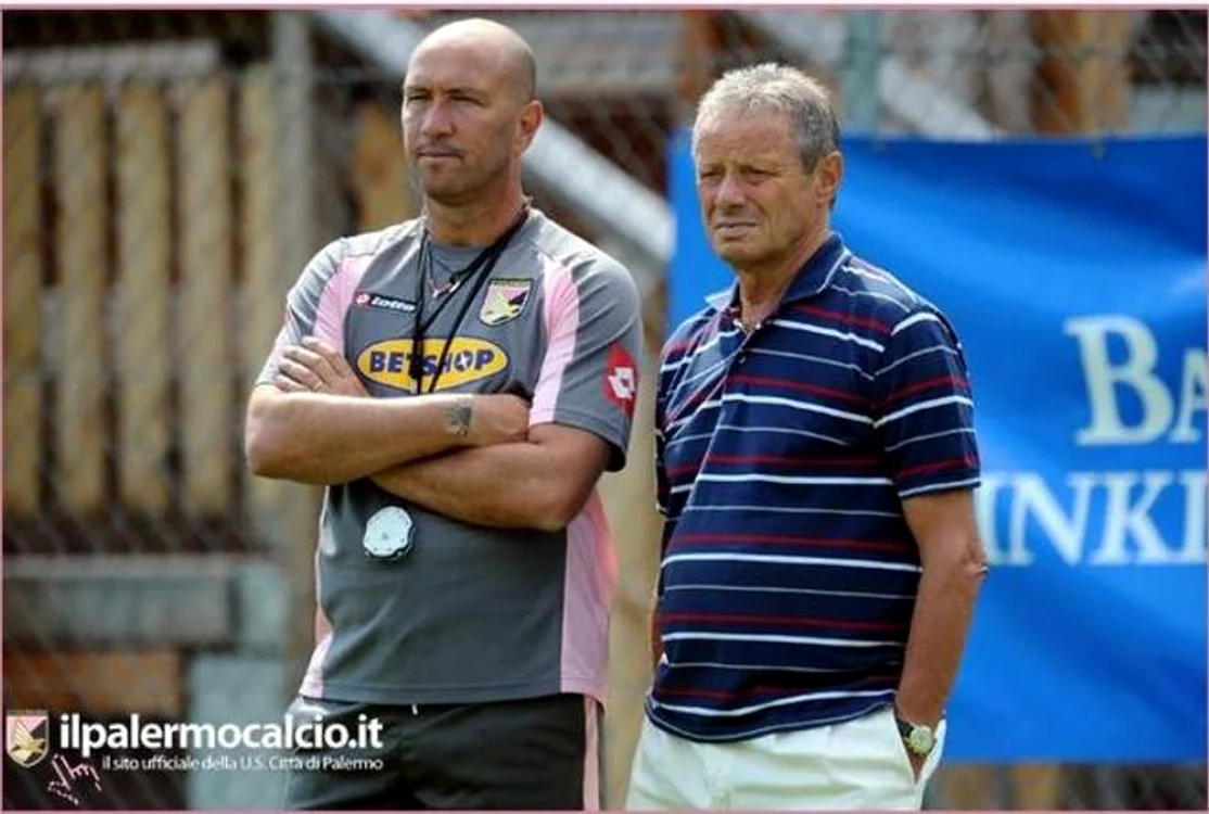 
    Zenga, alături de Zamparini  