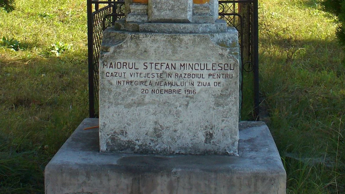 «Monumentele Marelui Război»: Monumentul eroului Ștefan Minculescu, din Valea Lungă, județul Dâmbovița jpeg