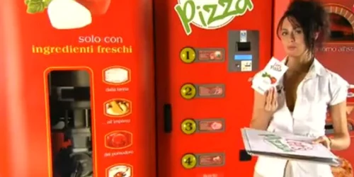 Aparatul oferă pizza în patru variante  