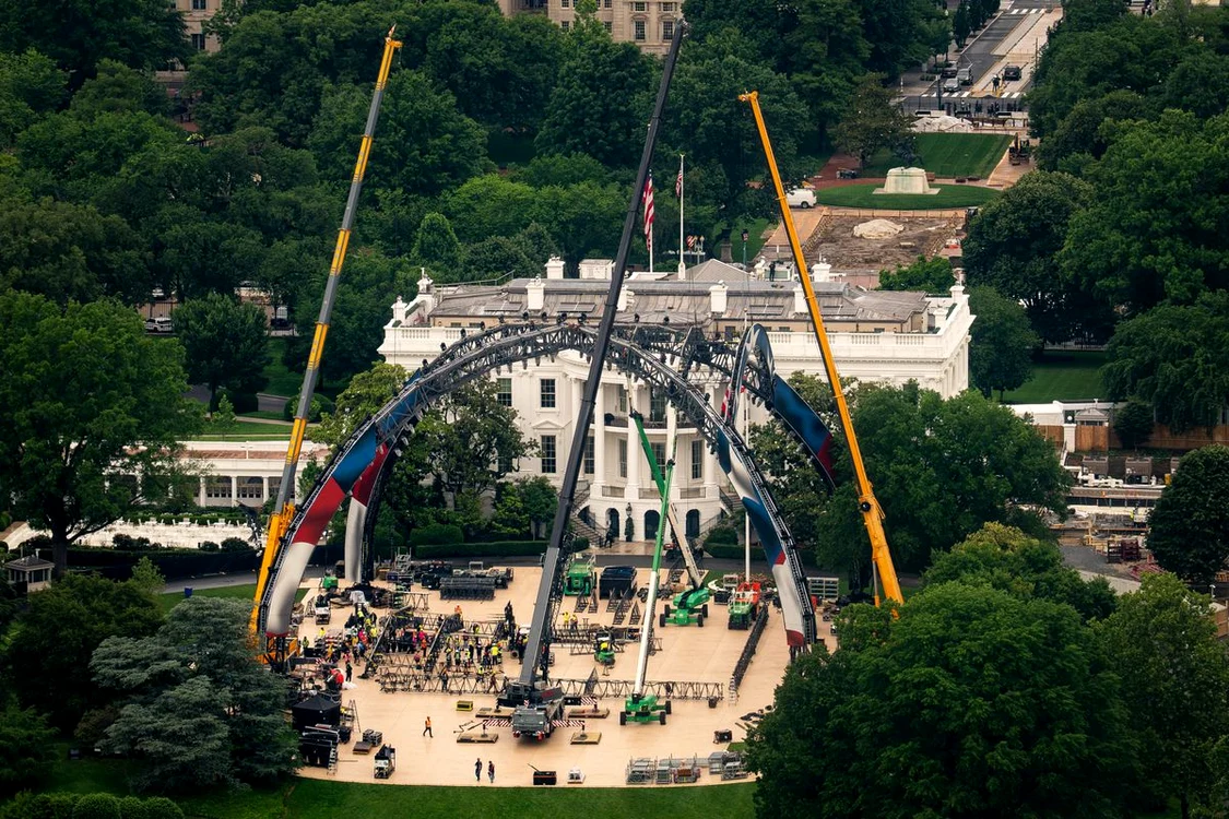 Arena este în plină construcție FOTO: X