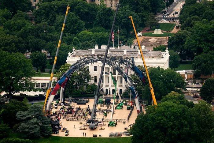 Arena este în plină construcție FOTO: X