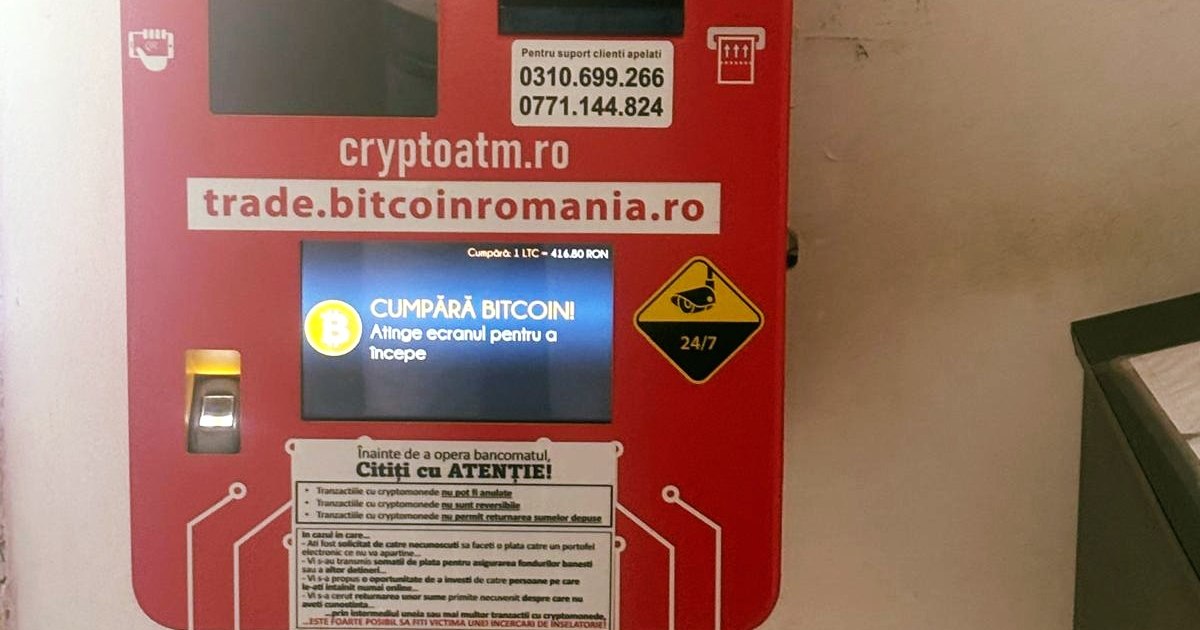 Poșta Română introduce primul bancomat de criptomonede în Tulcea: Bitcoin la îndemână!