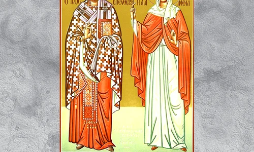 calendar ortodox 2021 15 decembrie Sfântul Mucenic Elefterie şi maica lui Antia doxologia jpg