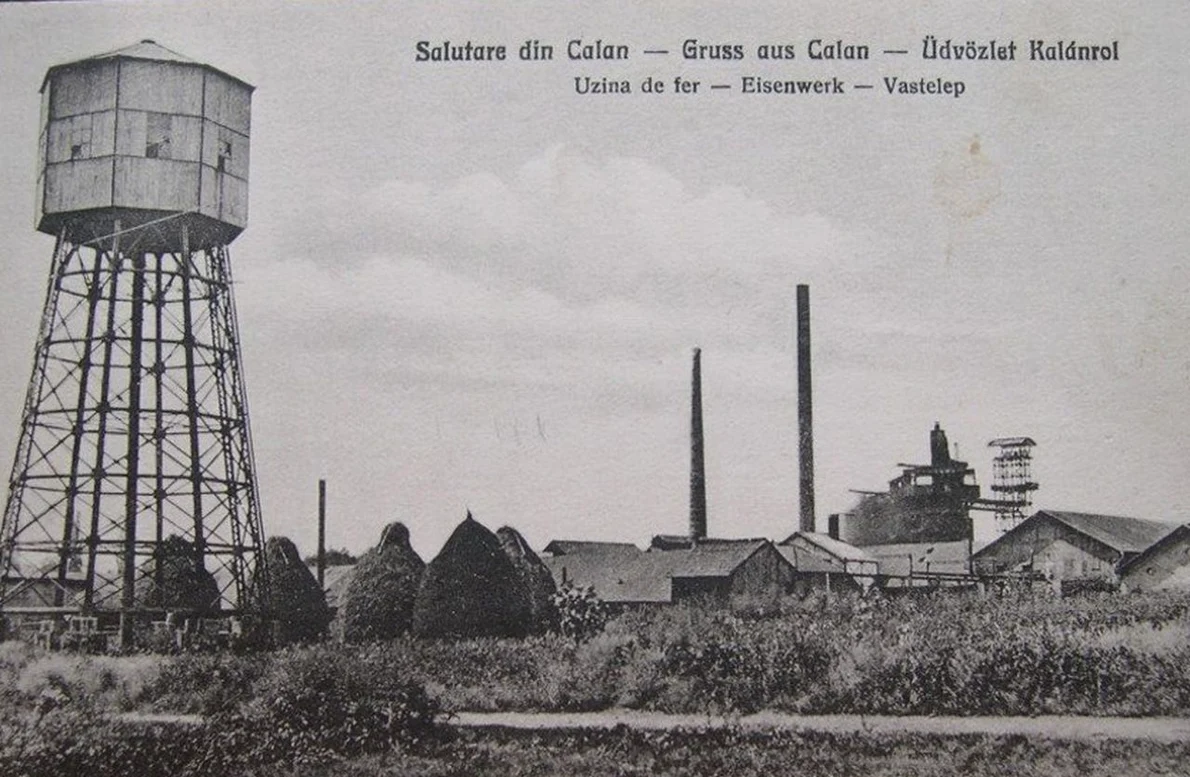 Uzina de fier din Călan, în perioada interbelică (© iMAGO Romaniae)