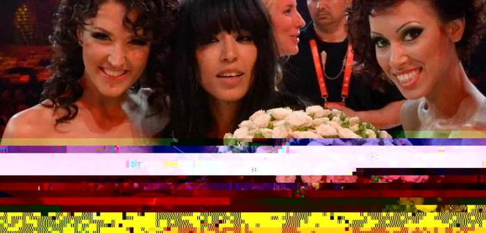 Aliona Moon (dreapta), alături de câştigătoarea Eurovisionului din 2012, Loreen din Suedia. FOTO facebook