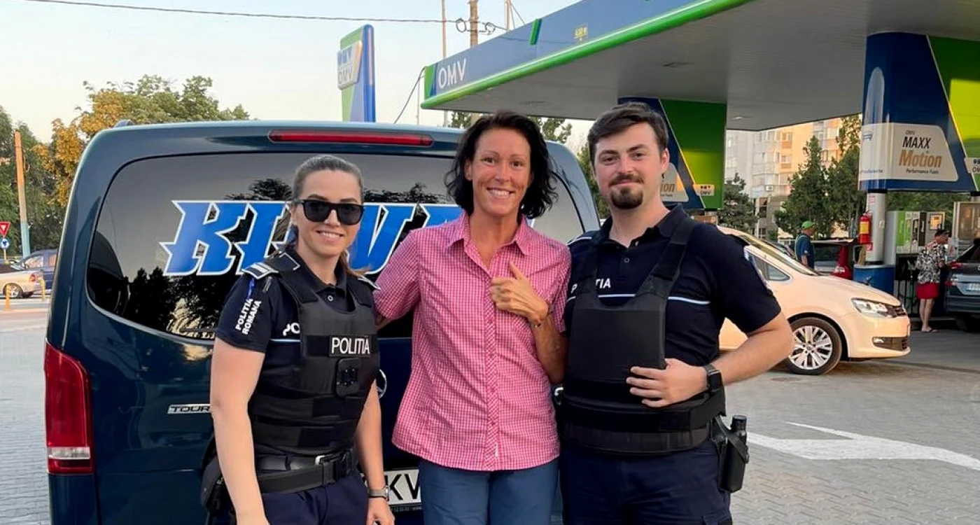 Turista din Austria FOTO Poliţia Română