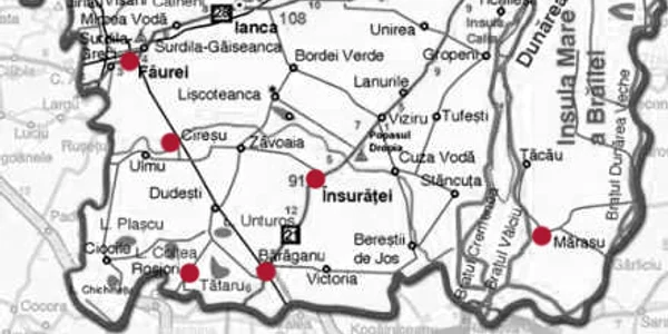 Harta localităţilor afectate de comasările şcolare