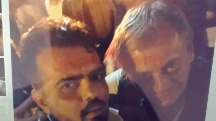 Ilie Balaci s-a fotografiat alături de un prieten