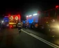 Accident pe DN 66 între un autocar și un autoturism. Foto: ISU Hunedoara
