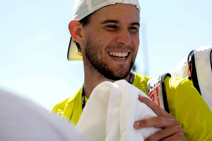 Dominic Thiem a spus că îi place să joace la Melbourne (Foto: EPA-EFE)