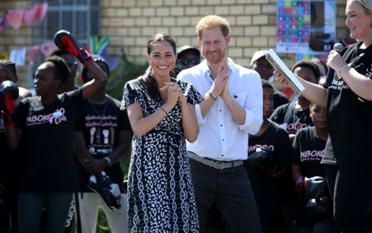 Meghan şi Harry în Africa de sud FOTO Guliver/Getty Images
