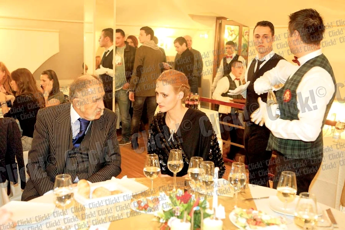 Ion Ţiriac a venit să o felicite pe Camelia Potec (Fotografii: Roberto Sălceanu)