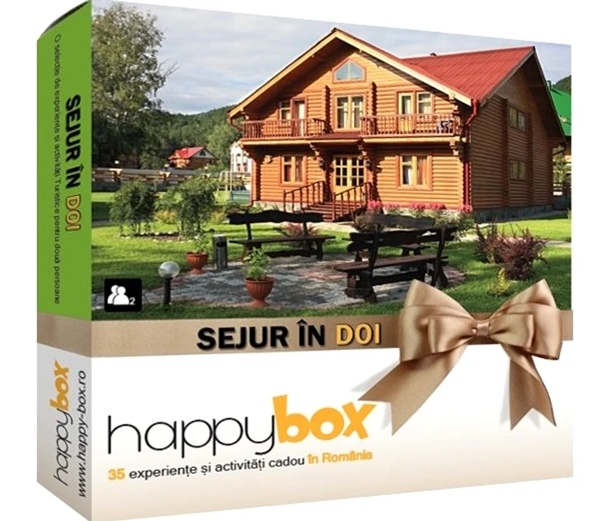 Aşa arată o cutie-cadou "Sejur în doi"