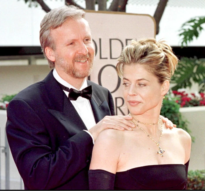 James Cameron şi Linda Hamilton